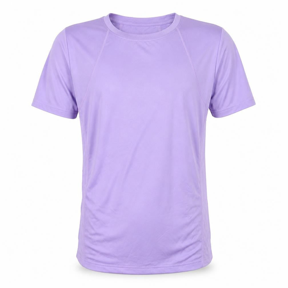 Front view of Dunnes Men’s Purple XS Athletic Fit Short Sleeve Gym T-Shirt