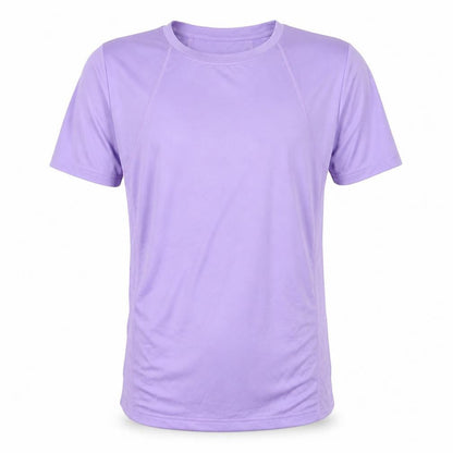 Front view of Dunnes Men’s Purple XS Athletic Fit Short Sleeve Gym T-Shirt