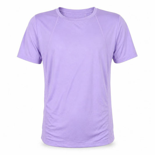 Front view of Dunnes Men’s Purple XS Athletic Fit Short Sleeve Gym T-Shirt