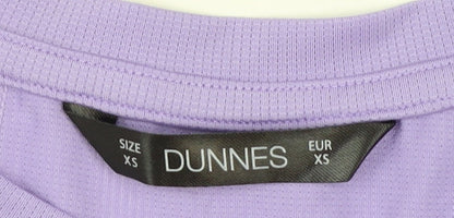 Mens UK Size XS Dunnes Purple Gym & Training Running & Jogging Yoga T-Shirt