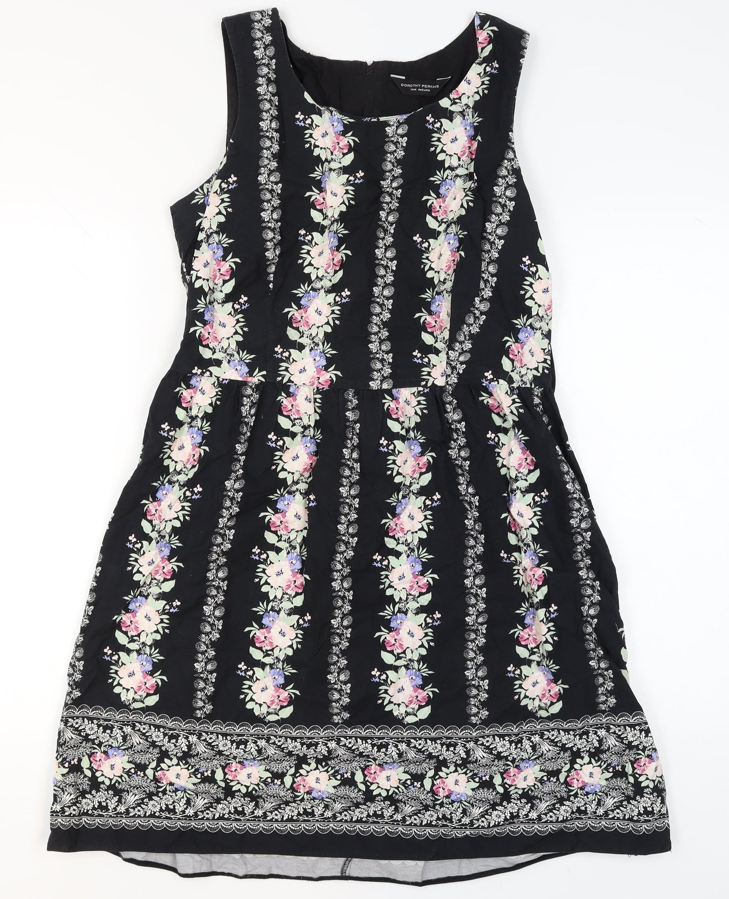 Womens UK Size 16 Dorothy Perkins Fit & Flare Dress