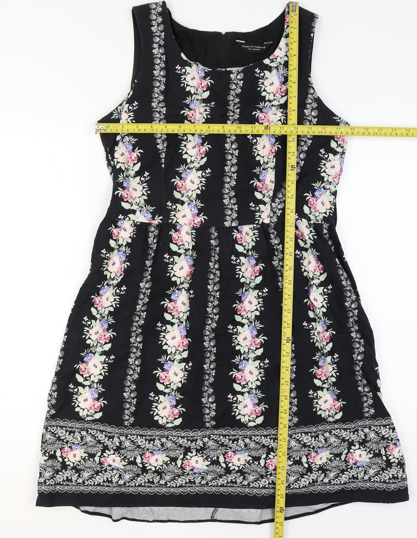 Womens UK Size 16 Dorothy Perkins Fit & Flare Dress