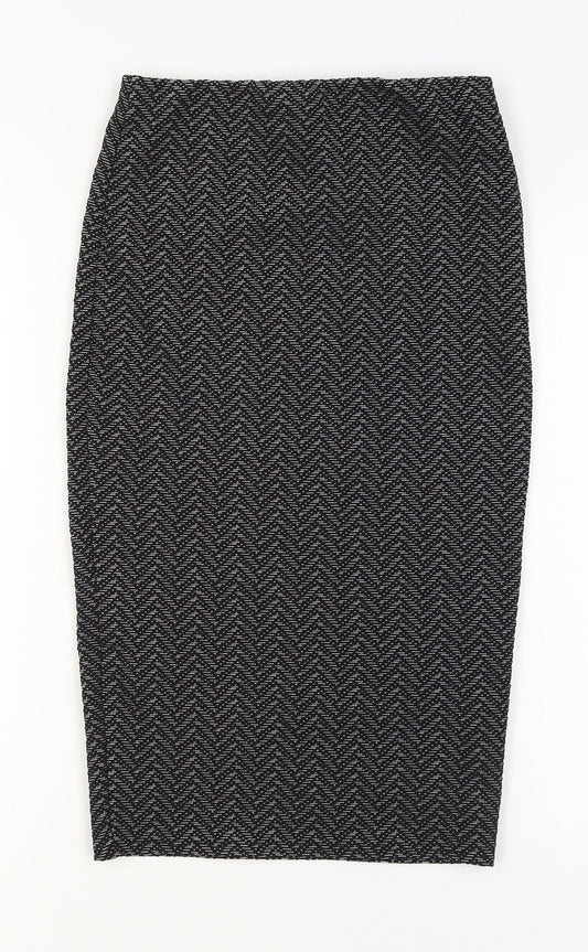 Womens UK Size 10 New Look Straight & Pencil Jersey Skirt