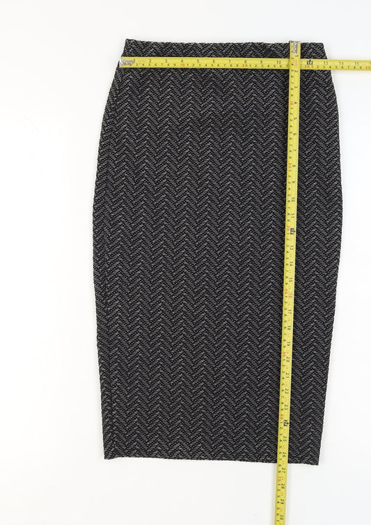 Womens UK Size 10 New Look Straight & Pencil Jersey Skirt