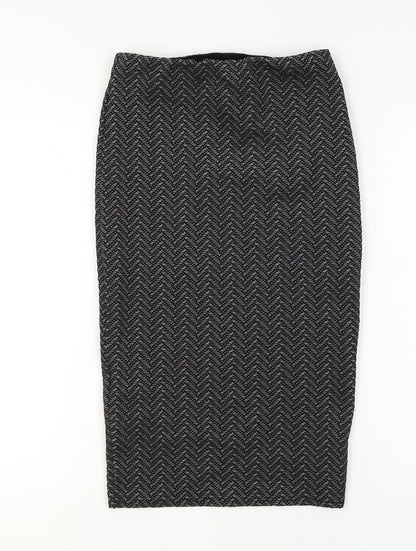 Womens UK Size 10 New Look Straight & Pencil Jersey Skirt