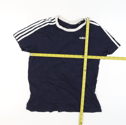 Mens UK Size XS adidas Blue  T-Shirt