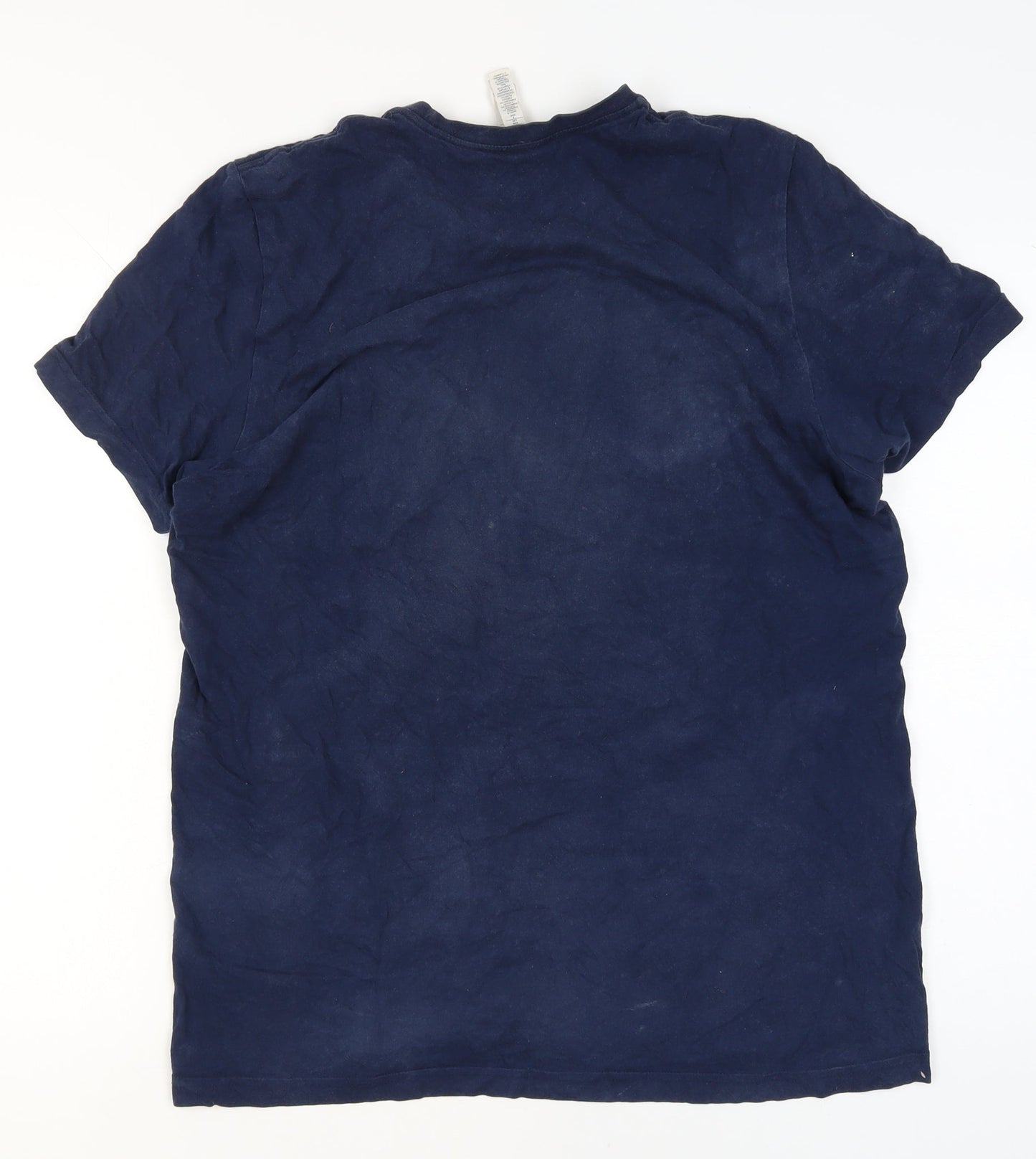 Mens UK Size L adidas Blue  T-Shirt
