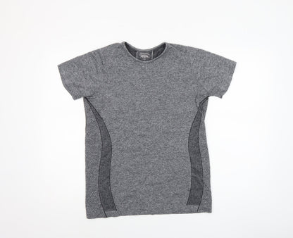 Womens UK Size L Dunnes Stores Grey Gym & Training Running & Jogging Yoga T-Shir