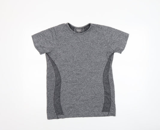 Womens UK Size L Dunnes Stores Grey Gym & Training Running & Jogging Yoga T-Shir