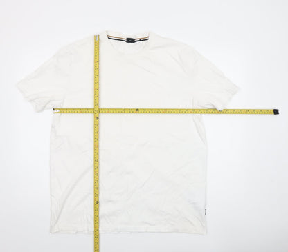 Mens UK Size 2XL Boss White  T-Shirt
