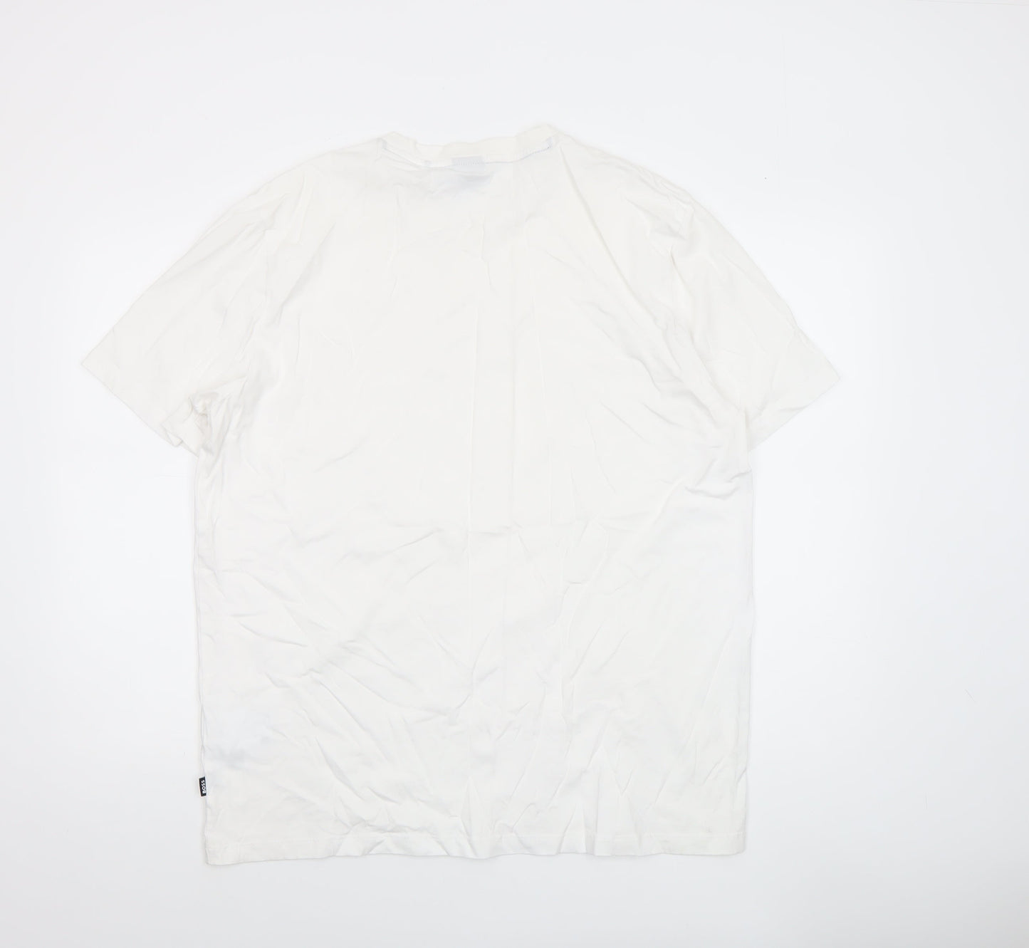 Mens UK Size 2XL Boss White  T-Shirt