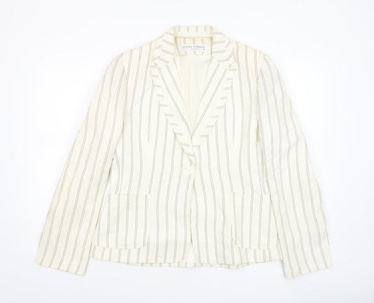 Womens UK Size 14 Sticky Fingers Regular Ivory Blazer