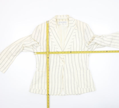 Womens UK Size 14 Sticky Fingers Regular Ivory Blazer