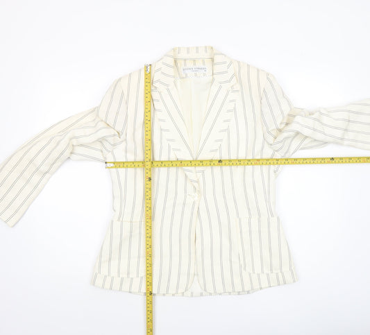 Womens UK Size 14 Sticky Fingers Regular Ivory Blazer