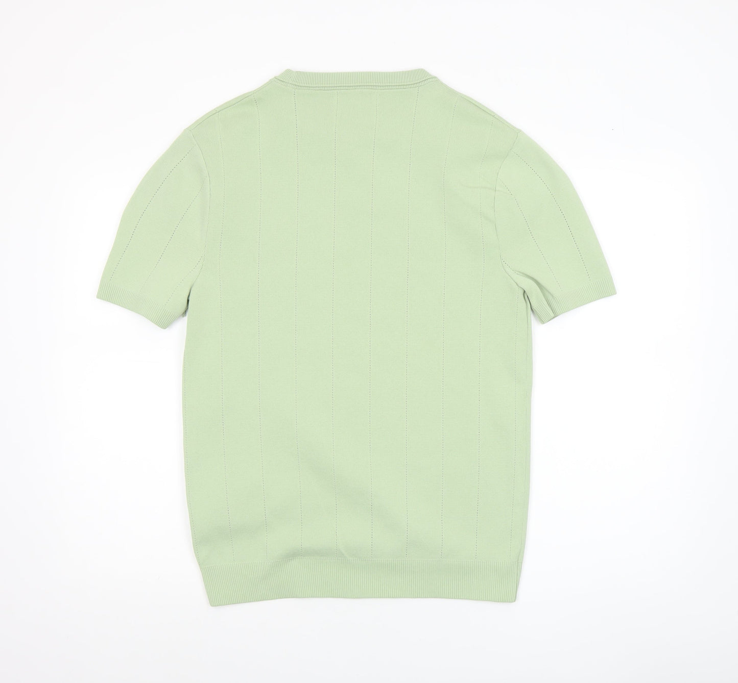 Mens UK Size L River Island Green Pullover Jumper