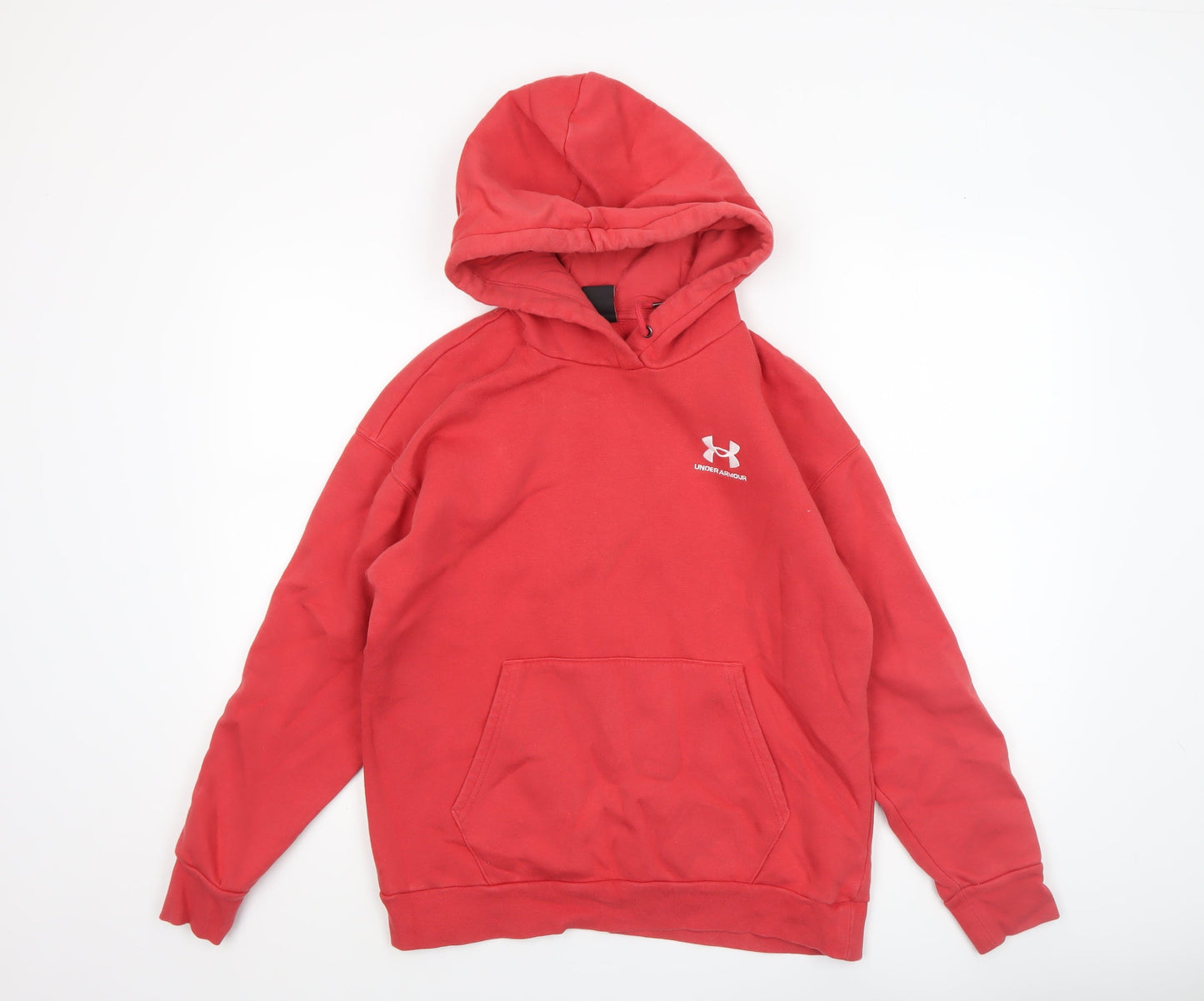 Boys UK Size S Under armour Red Pullover Hoodie