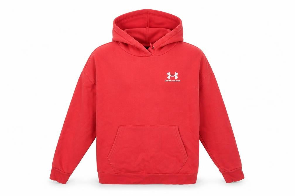 Boys UK Size S Under armour Red Pullover Hoodie