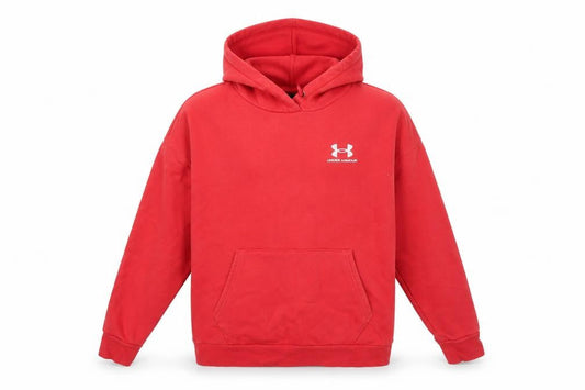 Boys UK Size S Under armour Red Pullover Hoodie