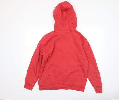 Boys UK Size S Under armour Red Pullover Hoodie