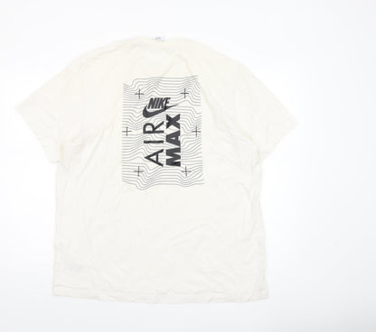 Mens UK Size XL Nike White  T-Shirt