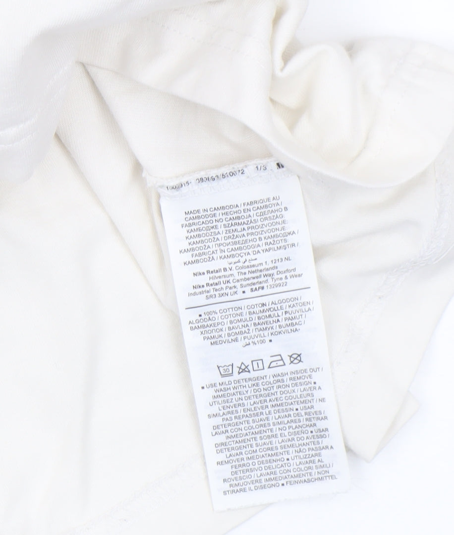 Mens UK Size XL Nike White  T-Shirt
