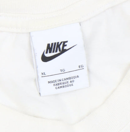 Mens UK Size XL Nike White  T-Shirt