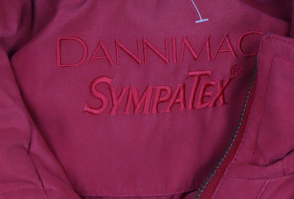 Womens UK Size M Dannimac Red Parka Coat