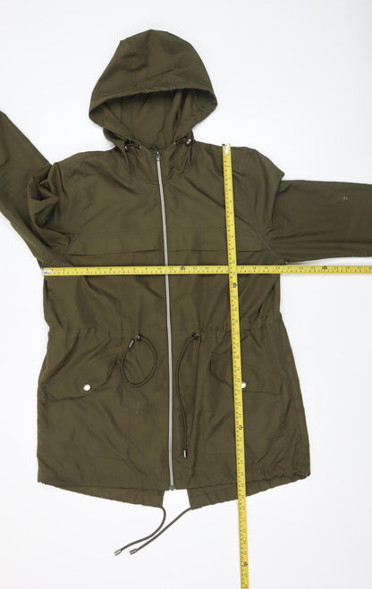 Womens UK Size S Primark Green Parka Coat