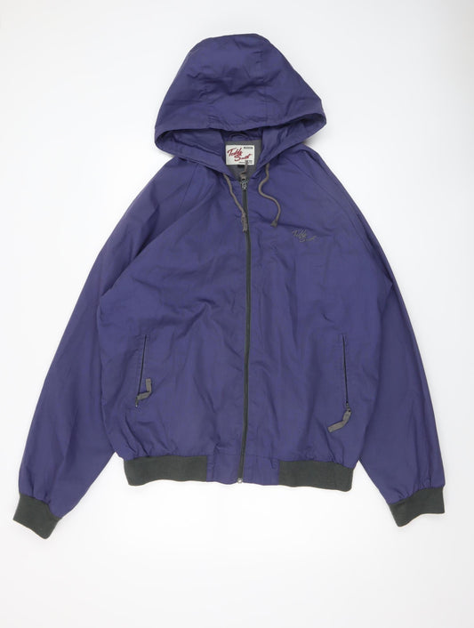 Mens UK Size XL Teddi's Sport Blue Windbreaker Coat