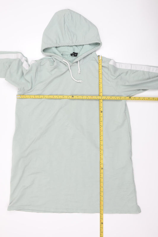 Womens UK Size 20 Alia Green Tunic Hoodie