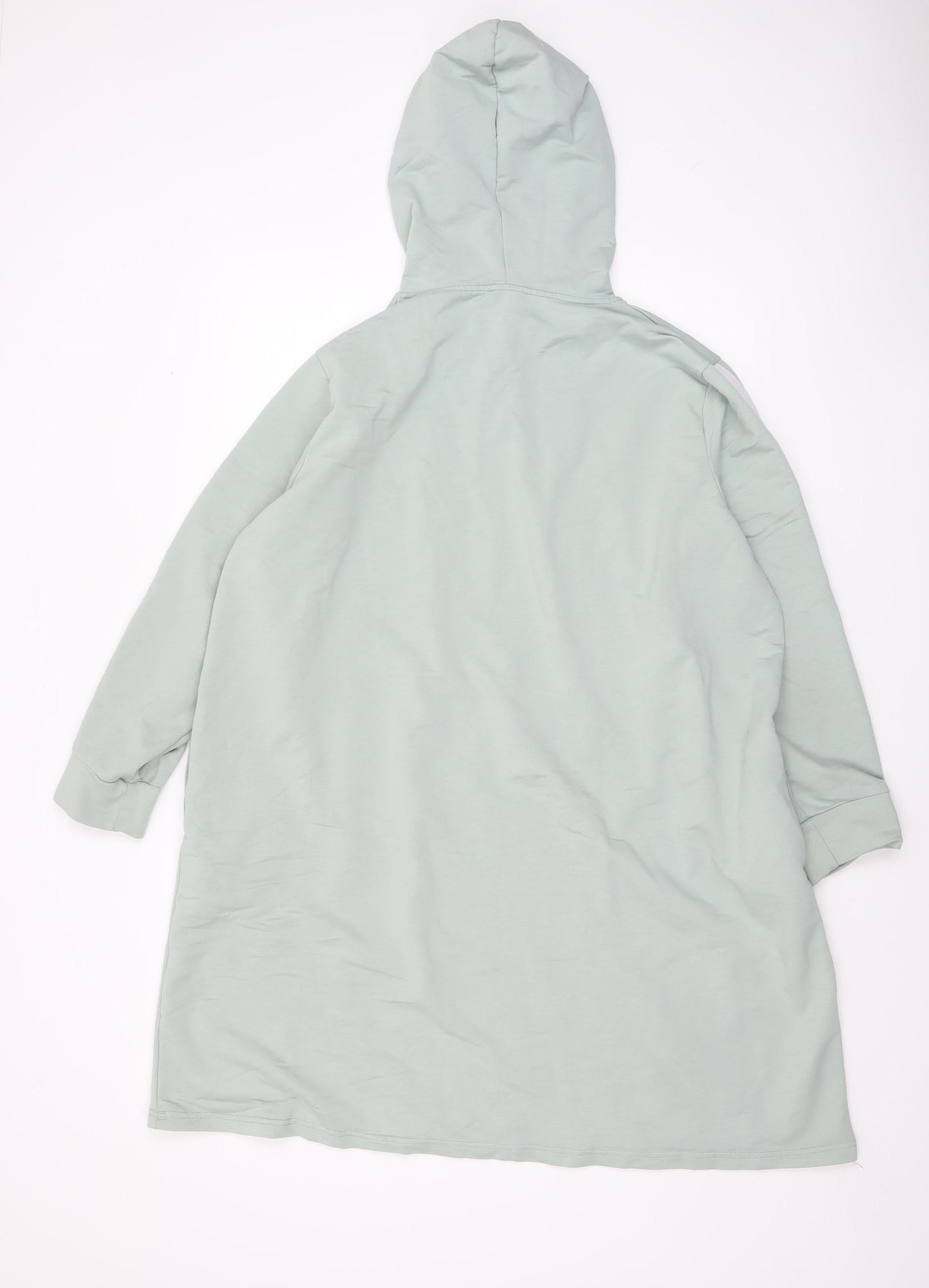 Womens UK Size 20 Alia Green Tunic Hoodie