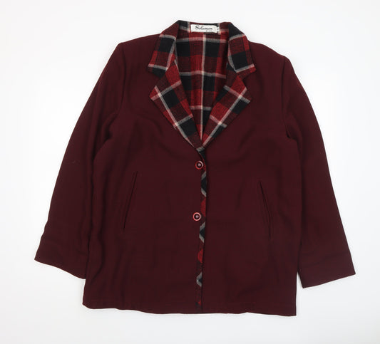 Womens UK Size 12 Solomon Red Classic