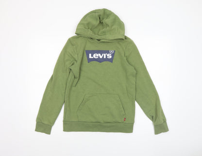 Boys UK Size 14 Years Levi's Green Pullover Hoodie