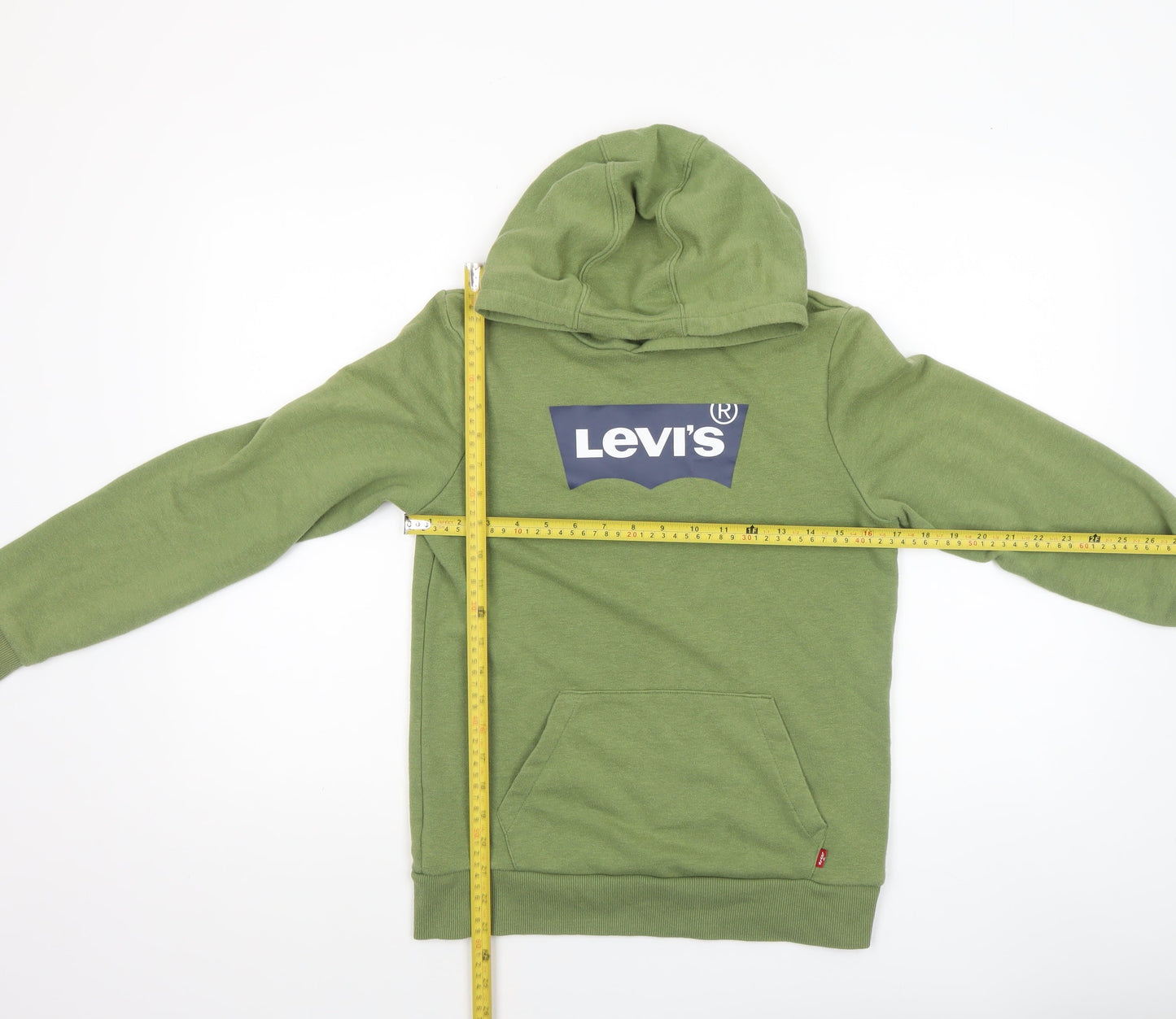 Boys UK Size 14 Years Levi's Green Pullover Hoodie