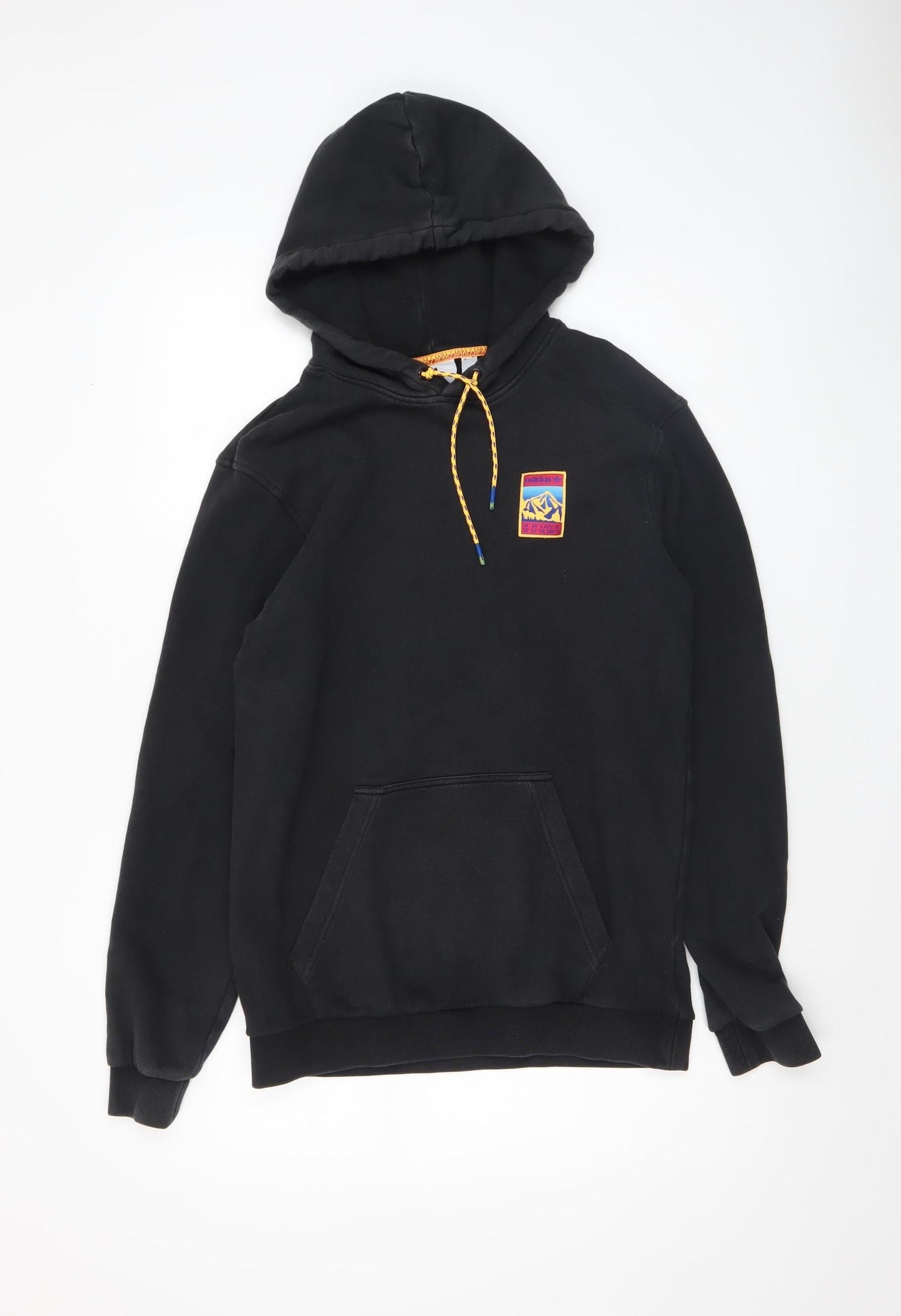 Mens UK Size S adidas Black Pullover Hoodie
