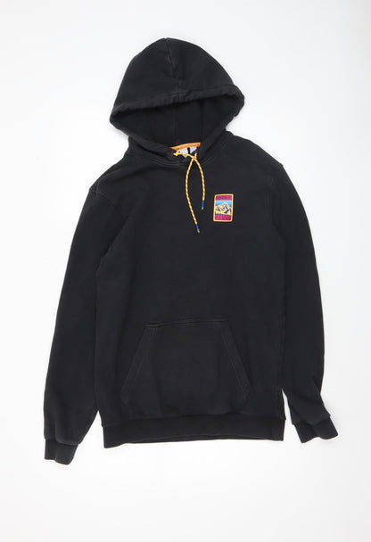 Mens UK Size S adidas Black Pullover Hoodie
