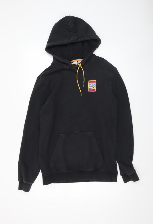 Mens UK Size S adidas Black Pullover Hoodie