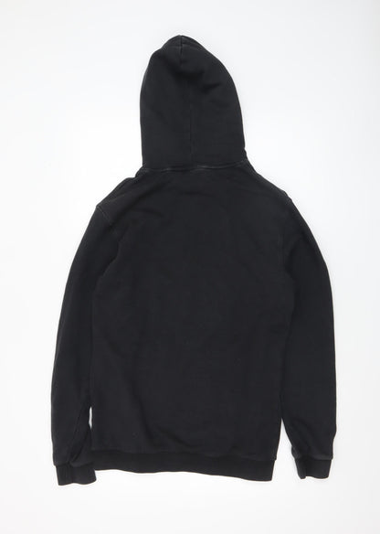Mens UK Size S adidas Black Pullover Hoodie