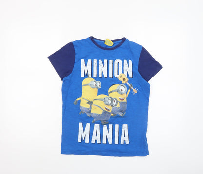 Boys UK Size 11 Years NEXT Blue Basic T-Shirt