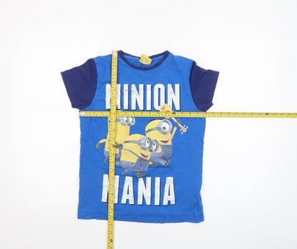 Boys UK Size 11 Years NEXT Blue Basic T-Shirt