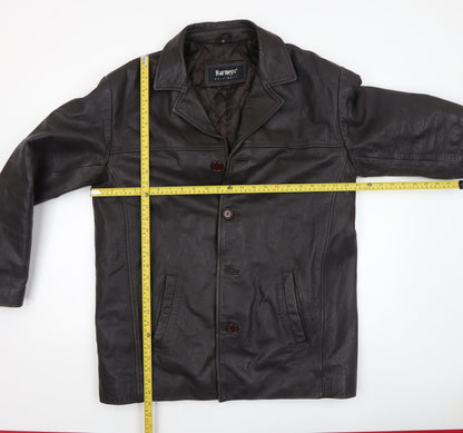Mens UK Size M Barneys Originals Brown Overcoat