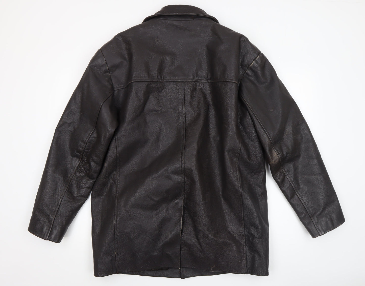 Mens UK Size M Barneys Originals Brown Overcoat