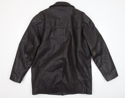 Mens UK Size M Barneys Originals Brown Overcoat