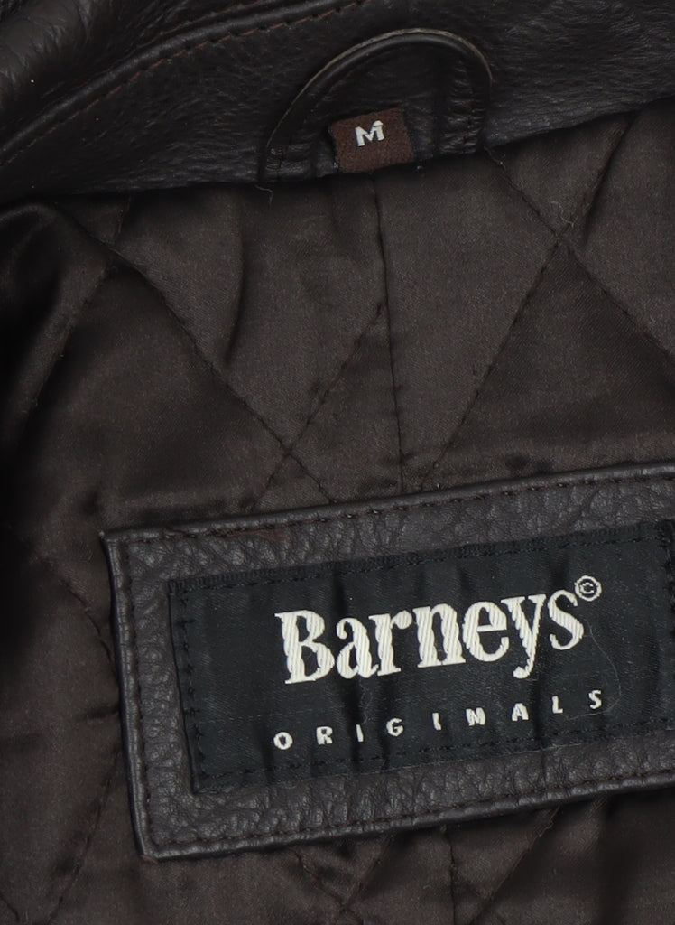 Mens UK Size M Barneys Originals Brown Overcoat