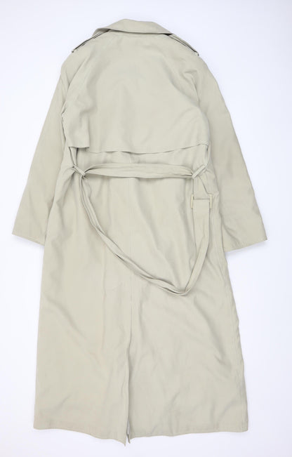 Womens UK Size 10 Gianfranco Corneli Beige Trench Coat