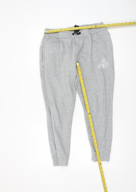 Womens UK Size S Kings Will Dream Regular Fit Jogger Grey Trousers