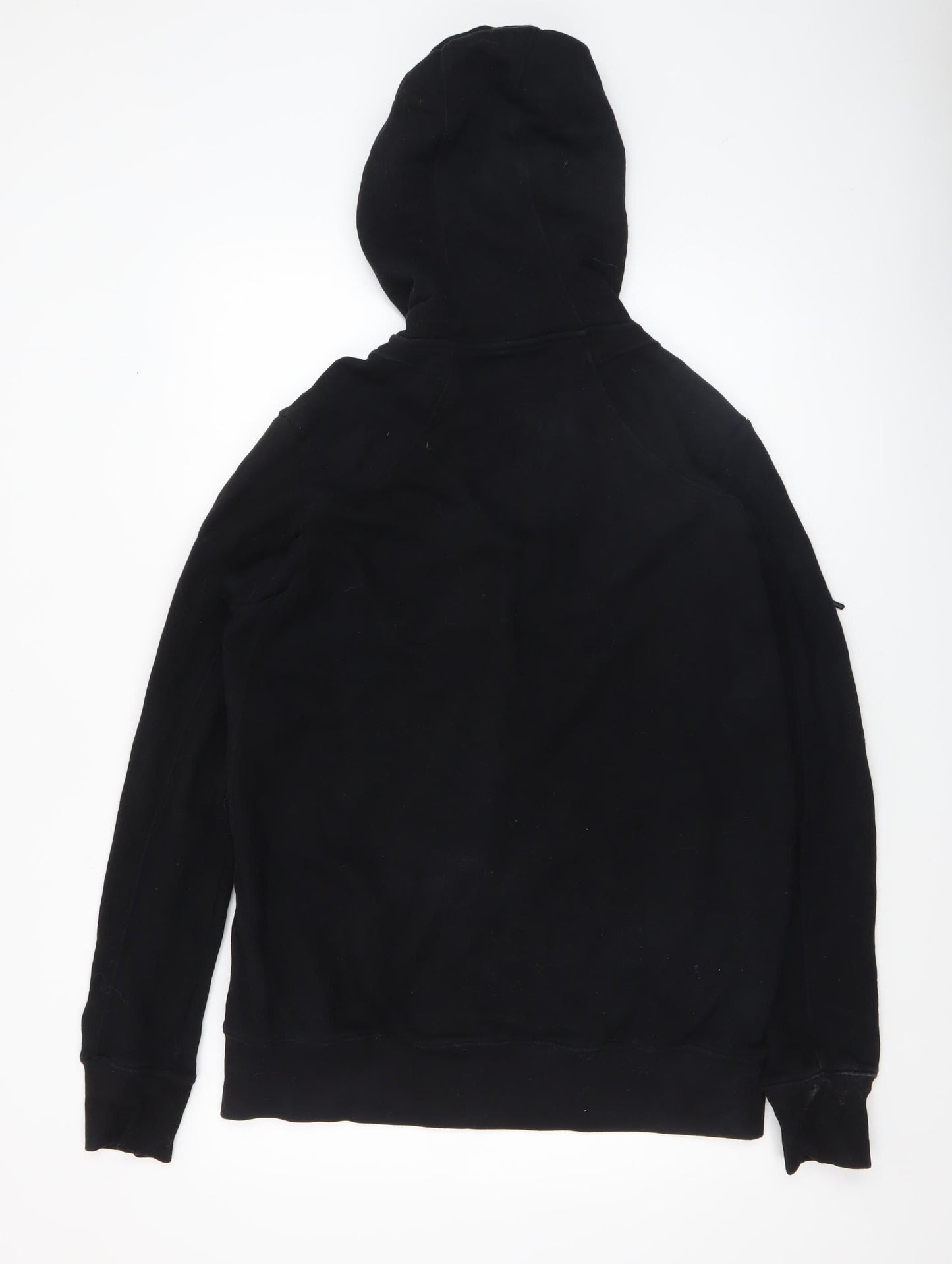 Mens UK Size M nununu Black Full Zip Hoodie