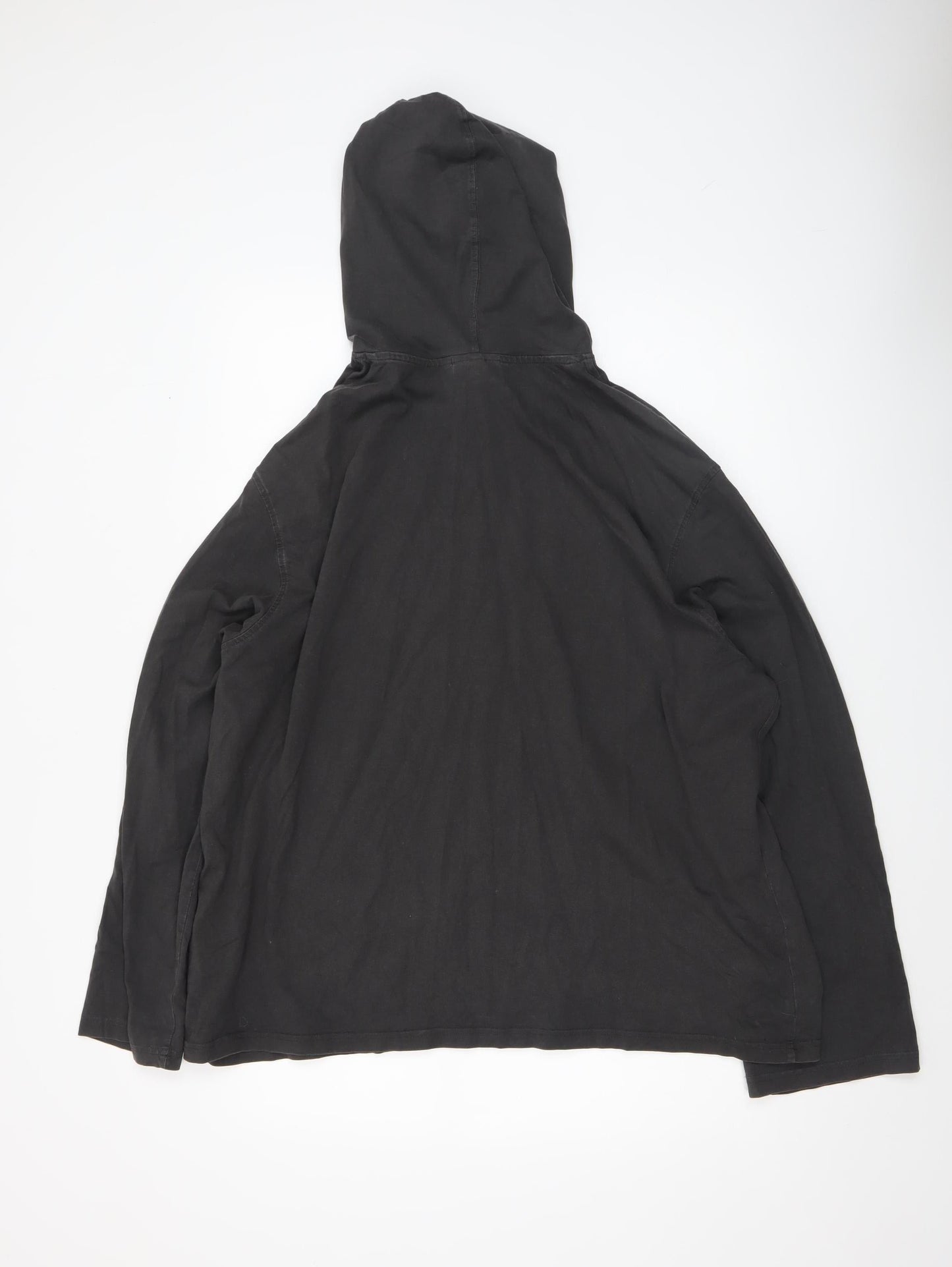 Womens UK Size L Weekday Black Pullover Hoodie