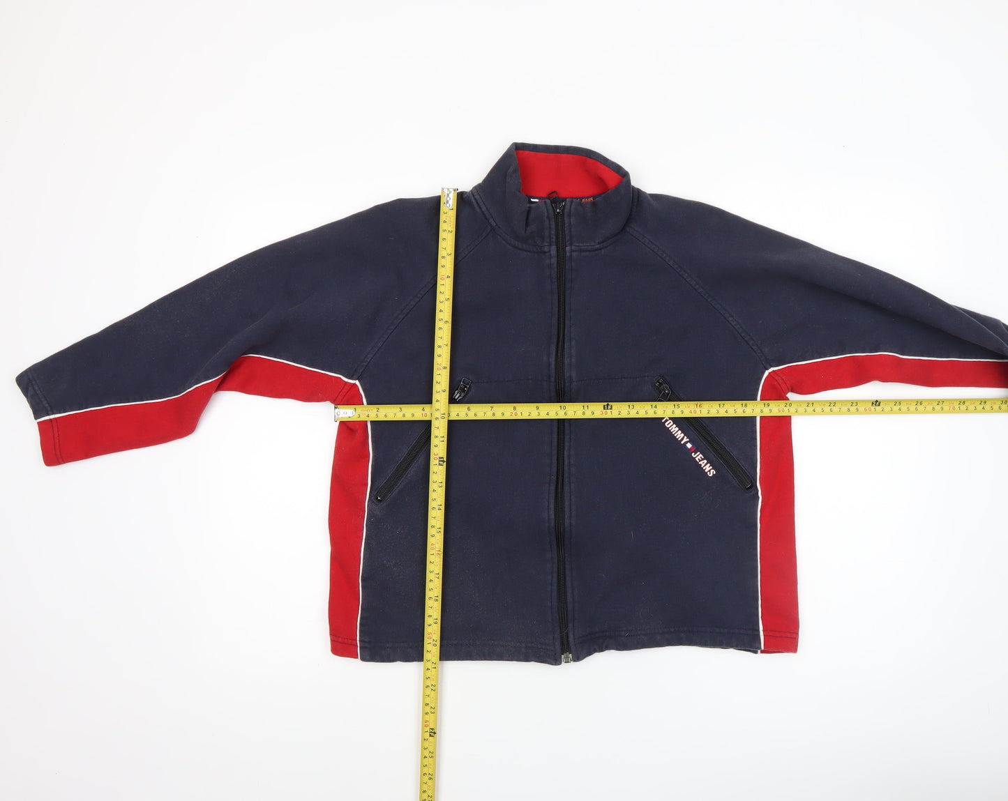 Boys UK Size L Tommy Hilfiger Blue Basic Jacket