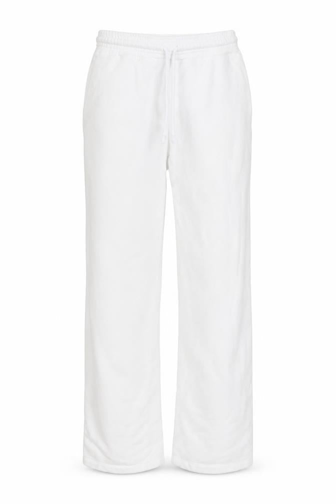 Womens UK Size S Katla Relaxed Fit Sweatpants White Trousers